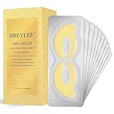 Eye Mask 24K Gold Eye Pads for Dark Circles Bags Puffiness Eye Treatment Natural Under Eye Patches with Anti-aging Eye Bag Wrinkle Care Properties , Eye Care Mask Gift for Women&Men (10 pairs)