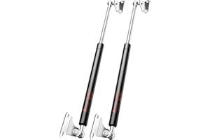 PAMAGOO 20 inch 100 lbs Gas Struts for Heavy lid RV Bed Lift Kit, 20'' 445N Gas Prop Spring Shocks with Mounting Brackets for DIY Window Cabinet Door Tool Box, 2 Pack (fit 80-110 lbs)