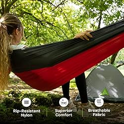 Durable Hammock 500 lb Capacity - Lightweight Nylon