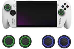 4Pcs Thumb Grip Caps for Xbox ROG Ally X/Ally, Silicone Thumbsticks Grip Joystick Keycap Cover Controller Stick Button Protec