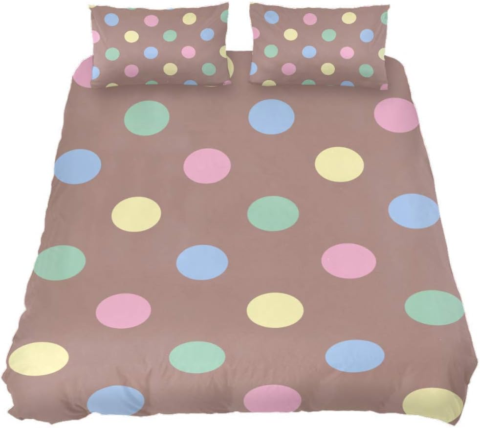 rainbow dot bedding