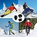 Fostoy Men's Winter Hat, Winter Knit Warm Beanie Hat, Soft Comfortable Hat Scarf Set for Men and Women with Fleece Lining (Black)