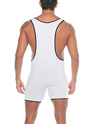 DLSMDOUS Men's Wrestling Singlets Sleeveless