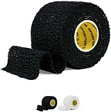 SPORTTAPE Tearable 5cm x 4.5m Elastic Bandage Black – Strong-Grip Breathable
