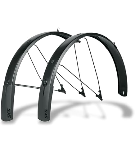 SKS Germany Direct Fender Mounting Fork Adapter - Offset | SKS Suntour & Rockshox Fork Fender Adapter