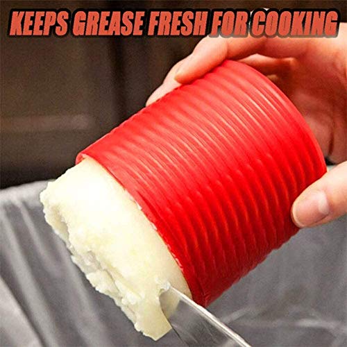Bacon Grease Container Bacon Silicone Grease Container with Strainer