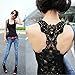 Vktech Woman Sexy Crochet Back Carved Flowers Vest Camisole Lace Tank Top (Black)