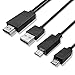 Yinguo Universal Micro USB to HDMI Adapter Converter Cable 1080P HDTV for Android Devices Samsung Galaxy Note 8 Note 4 Note 3 Note 2 Note Edge S5 S3 S4 S2, LG, Zte, HTC One M8 (5Pin + 11Pin)