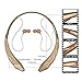 Bluetooth Headset Pianogic HB-902 V4.0Wireless Neckband Bluetooth Headphones Stereo in-Ear Noise Cancelling Earphones Sports Running Magnetic Earbuds for iOS and Android(Gold)