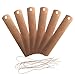 KINGLAKE 30 Pcs 4 Inch Long Copper Plant Tags with Copper Ties Tree Tags Labels Re-Usable Garden Plant Labels