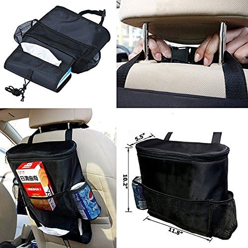 Car Seat Organizer Holder Multi-Pocket Travel Storage Bag Hanger Back