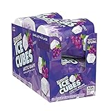 Ice Breakers Ice Cubes Sugar Free Gum with Xylitol, Arctic Grape, 40 Count, Pack of 6