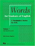 Words for Students of English : A Vocabulary Series for ESL, Rogerson, Holly D., 0472083678