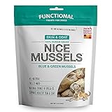 Honest Kitchen The Nice Mussels Dog Treats - Natural Human Grade Freeze Dried Treats, Blue & Green Mussels, 2 oz