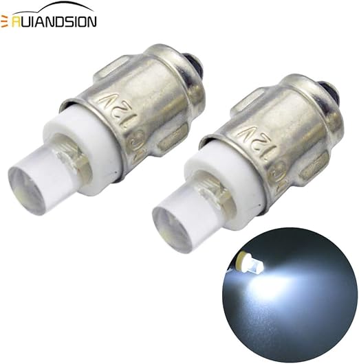 Ruiandsion 4pcs BA7S LED Dashboard Light Bulbs F3 1 12V DC 50LM Blue Car LED Interior Bulb, Non-polarity