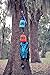 Live Infinitely Outdoor Equipment Gear Hanger Camping Accessories- 9’ Pack Strap for Around Trees or Branches with 6 Aluminum Fully Adjustable T Hooks- Easily Hang 80Lbs of Gear from Each Hook