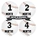 Months in Motion Baby Month Stickers for Boy - Monthly Milestone Sticker for Boy - 12 Monthly Milestone Stickers - Baby Monthly Stickers for Infant First Year - Baseball Sports (Style 224)