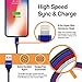 iPhone Charger Cable - Lightning Cable ❅Secret Bonus Gift❅ – 4Pack 3FT 6FT 6FT 10FT - Nylon Braided Lightning USB Cable Cord Powerline for 8 8plus 7 7 Plus 6 6S 6 Plus 5S SE iPod iPad