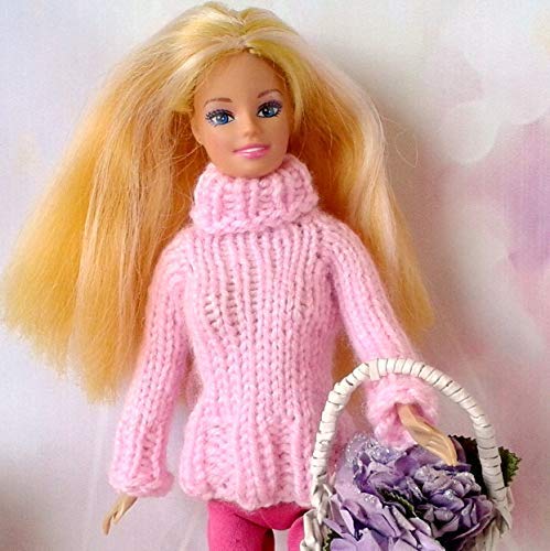 pink knitted sweater outfit