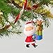 Hallmark Keepsake Christmas Ornament 2018 Year Dated Santa Kringle and Kris Delivering Gifts