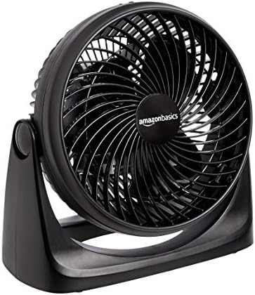 Amazon Basics 3 Speed Small Room Air Circulator Fan, 7-Inch
