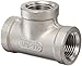 Stainless Steel 316 Cast Pipe Fitting, Tee, Class 150, 1/2