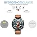 Diruite 4-Pack for Huawei Watch GT Tempered Glass Screen Protector [2.5D 9H Hardness] [Anti-Scratch] [Perfectly Fit] - Permanent Warranty Replacement