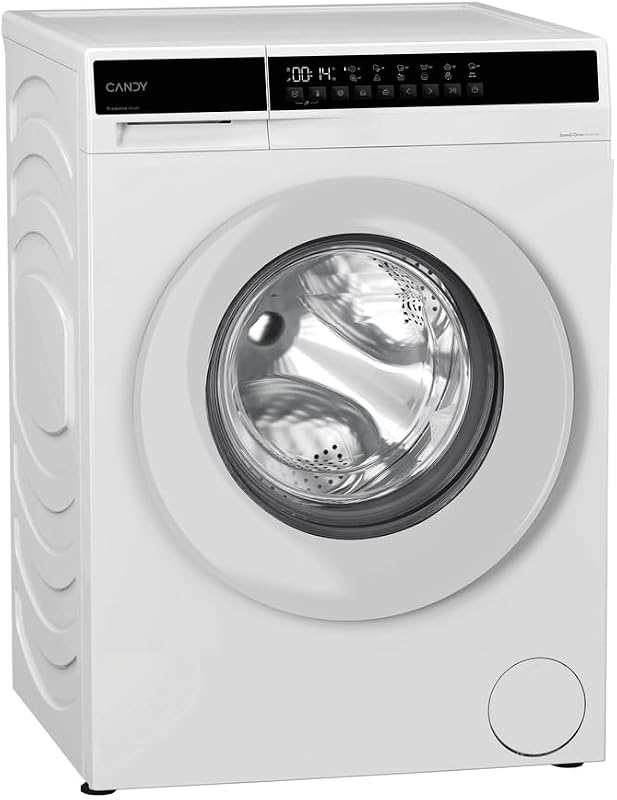 Lave-linge hublot Candy ProWash 100 EY 2108-S – 10 kg – 1200 tr/min – Classe A – ProActive EcoWash – Fonction Vapeur – Pack Hygiène – 12 programmes – Moteur induction – Blanc