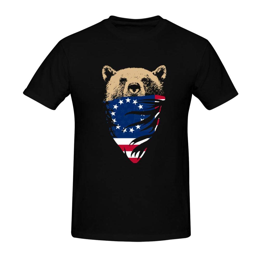 Betsy Ross Flag Bear | Summer Comfortable T-shirt Breathable Casual Tee