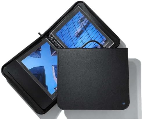 Prat Mera 300 Presentation Case, Non-Scratch Cover with 10 Sheet Protectors, 20 X 16 inches, Black (300-20X16)
