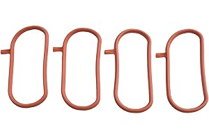Intake Manifold Gasket Set of 4 for Honda CR-V Accord Civic 1.5L 2016-2022, Rubber O-Ring Seal for Idle Air Control Valve, Or