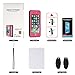 ImpactStrong Compatible with iPhone 7/8 Waterproof Case [Fingerprint ID Compatible] Slim Full Body Protection - Pink