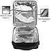 UPPER ORDER Reusable Insulated Lunch Box for Men and Women (Black) Durable Leakproof Cooler Tote Bag Freezable Lunch Bag for Adults. Top Women and Mens Lunch Box for Office Work, Picnic