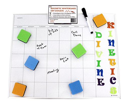 Premium Magnetic Dry Erase Erasers | 12-Pack | Magnetic Whiteboard & Chalkboard Erasers | Dry Erasers for White Boards | Perfect Erasers for the Classroom, Home or Office!
