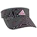 adidas Women's Match Visor, Black/Deepest Space/Pink Glow Flor Print, One Size
