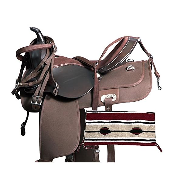 COMFYTACK-SYNTHETIC-WESTERN-PLEASURE-TRAIL-SHOW-HORSE-SADDLE-TACK-SET-14
