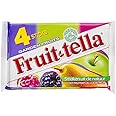 4 rolls of Fruitella with pear, apple and raspberry taste