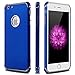 iPhone 6 Plus Case,iPhone 6S Plus Case,Casegory 3 in 1 Ultra Thin Slim Fit Reinforced Corner Soft Silicone TPU Shockproof Protective Bumper iPhone 6 Plus Phone Case- Navy Blue