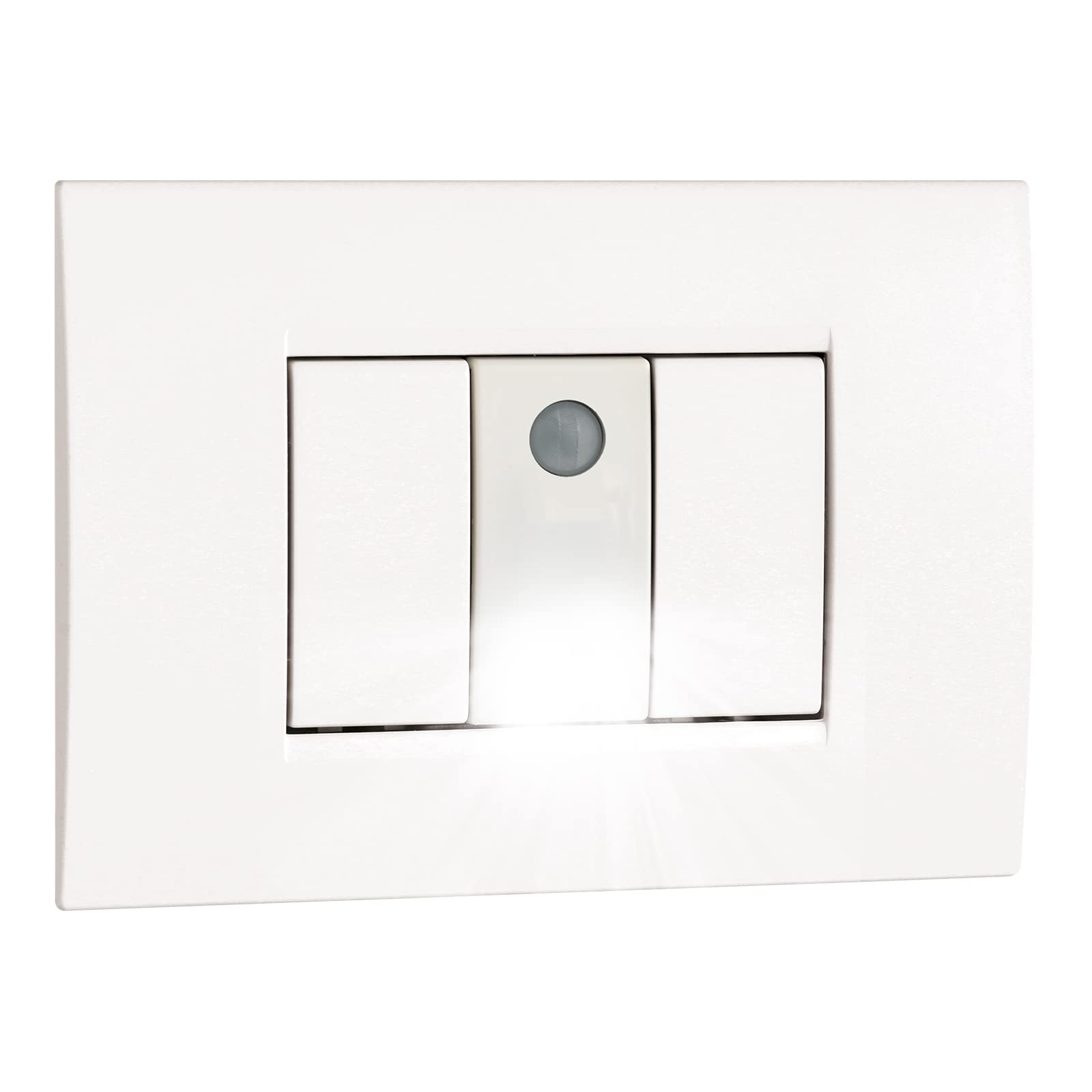 VEMER VE770600 Model MUVY Step Marker lamp. Flush-mounting, 230Vac. Opal White