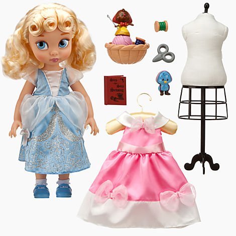 Limited Edition Deluxe Cinderella Doll Set Disney Animators