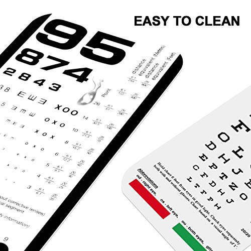Eye Chart, Pocket Eye Chart, Snellen Pocket Eye Chart, Rosenbaum Pocket