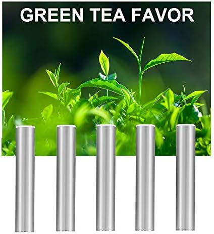 Quit Smoking Vitamin Refiller Replacement- Aromatherapy Inhaler Accessory - Green Tea Vitamin Filler (5 pcs)