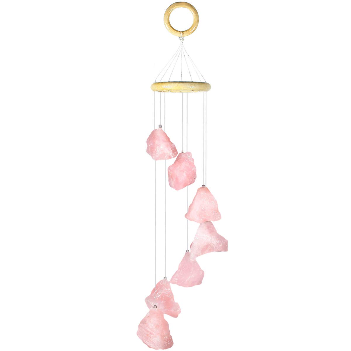 KYEYGWO Tumble Stone Wind Chime Sun Catcher Crystal Stone for Indoor Outdoor Home Garden Decoration