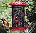 Wild Bird Seed Feeder Outdoor Decorative Garden Metal Hanging Food Dome Mesh House