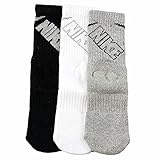 Nike Boy's 3-Pair Vintage Heather Assorted Performance Crew Socks