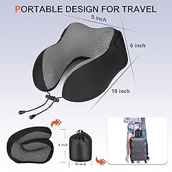 Cirorld Neck Pillow for Travel, Memory Foam Travel
