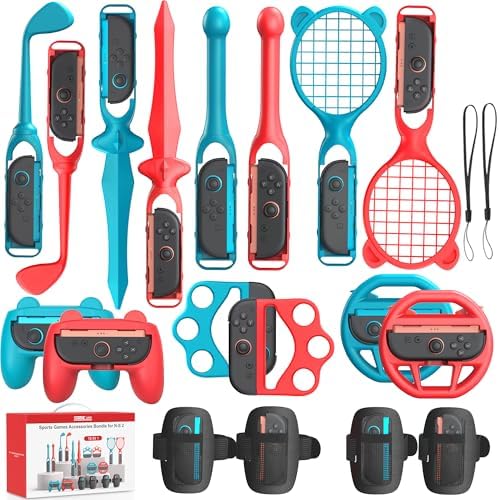 Amazon.com: Dobe - 30 in 1 Switch Sports Accessories Bundle for
