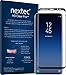 Nextec, Samsung Galaxy S9 Glass Screen Protector (3D) Samsung Galaxy S9 Tempered Glass Screen Protector (HD Clear Pro 2.3) 9.0H/ Black - Full Cover