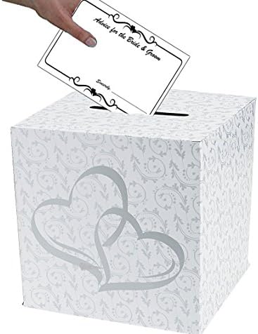 Wedding Gift Card Box and Marriage Advice Cards (100 Sheets)