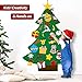 UMIKU Felt Christmas Tree for Toddlers Kids Wall Decorations 30pcs Ornaments DIY Christmas Tree for Toddlers Kids Xmas Gifts New Year Home Door Wall Hanging Decorations Christmas Décor, 39.4 Inches
